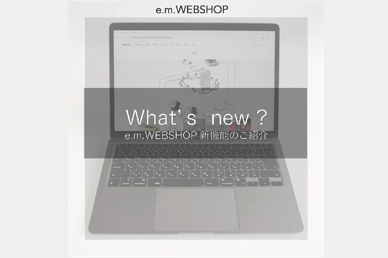 e.m.WEBSHOPのご紹介