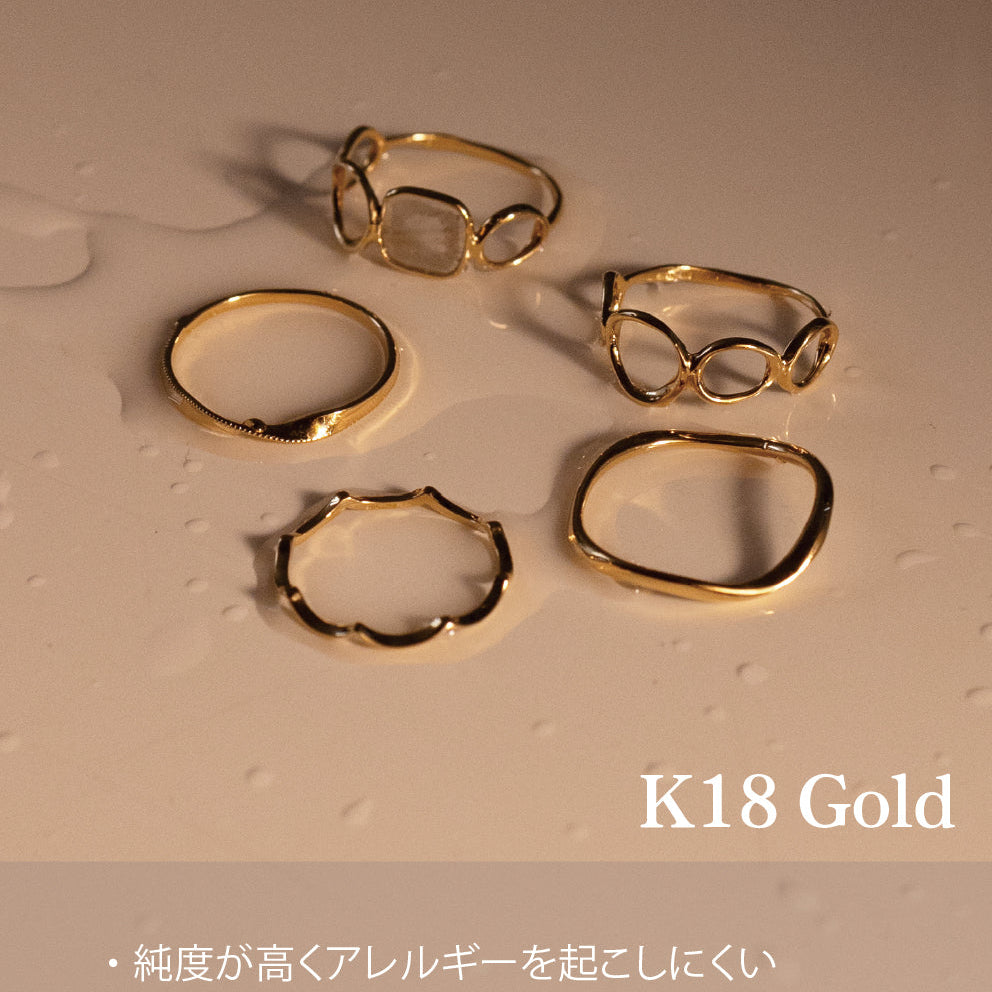 マテリアル,素材,ゴールド,K18,素材説明,テクスチャー