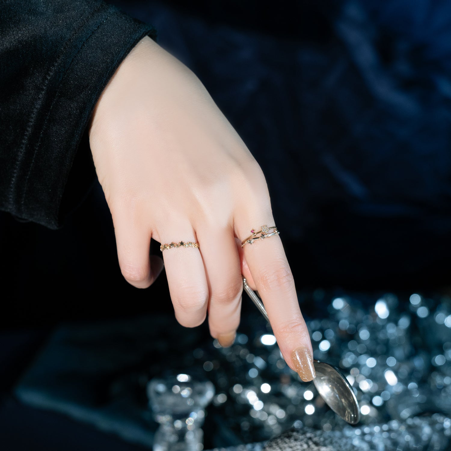 ゴールド,K18,レディース,ring,リング,gold,women,gift,present,ギフト,プレゼント,星,star,ホシ,モチーフ,motif,ruby,ルビー,omamori,お守り