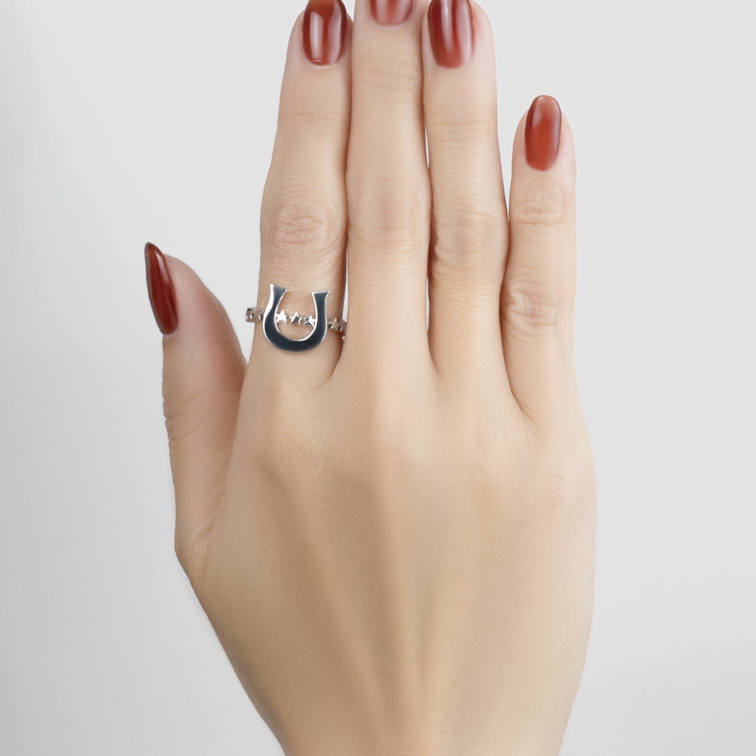 シルバー,リング.馬蹄,モチーフ,ホースシュー,ジュエリー,ジュエリー,ユニセックス,指輪,期間限定,ホリデーコレクション,クリスマス,ギフト