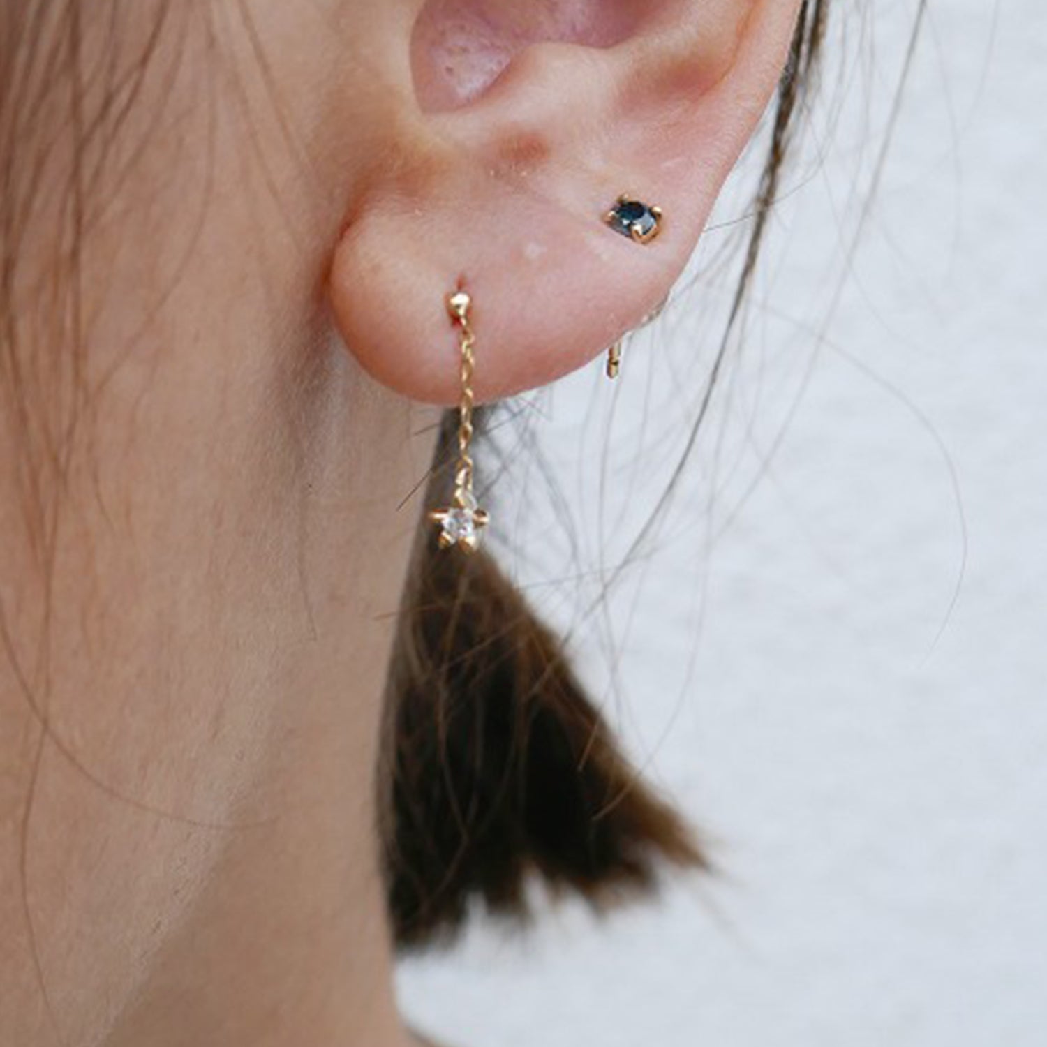 ゴールド,K18,レディース,ピアス,pierced earrings,gold,women,gift,present,ギフト,プレゼント,天然石,naturalstones,ruby,ルビー,omamori,お守り,モチーフ,star,星,motif