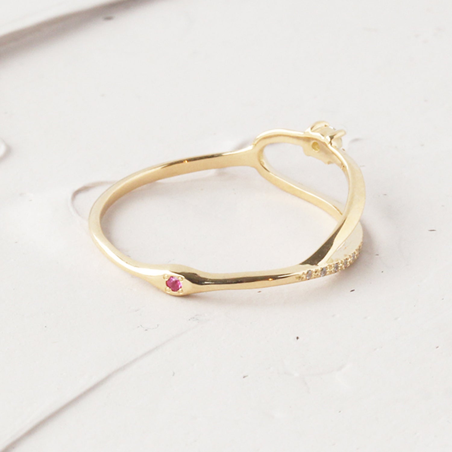 ゴールド,K18,レディース,ring,リング,gold,women,gift,present,ギフト,プレゼント,diamond,ダイヤモンド,天然石,naturalstones,ruby,ルビー