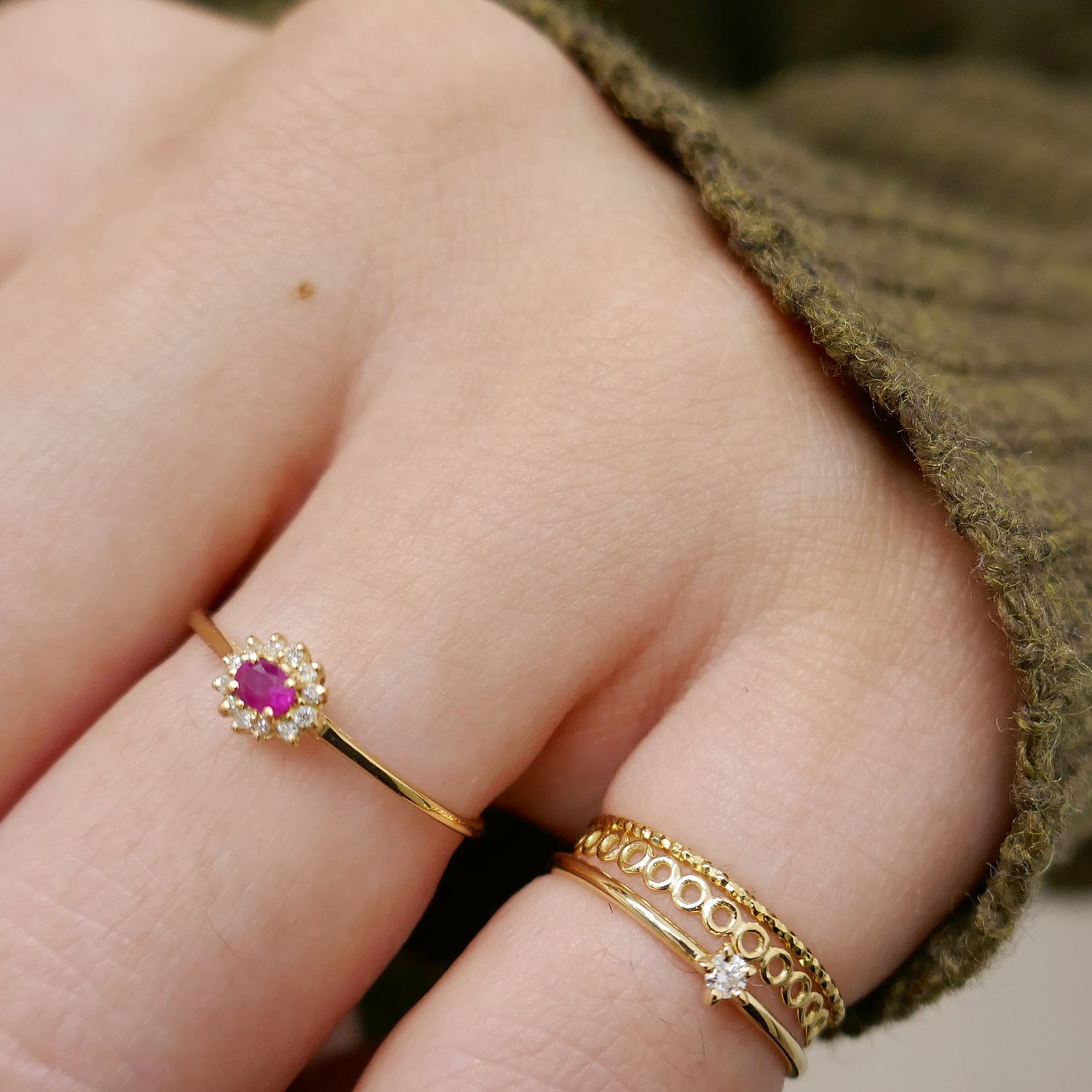 ゴールド,K18,レディース,ring,リング,gold,women,gift,present,ギフト,プレゼント,天然石,naturalstones,ruby,ルビー,diamond,ダイヤモンド