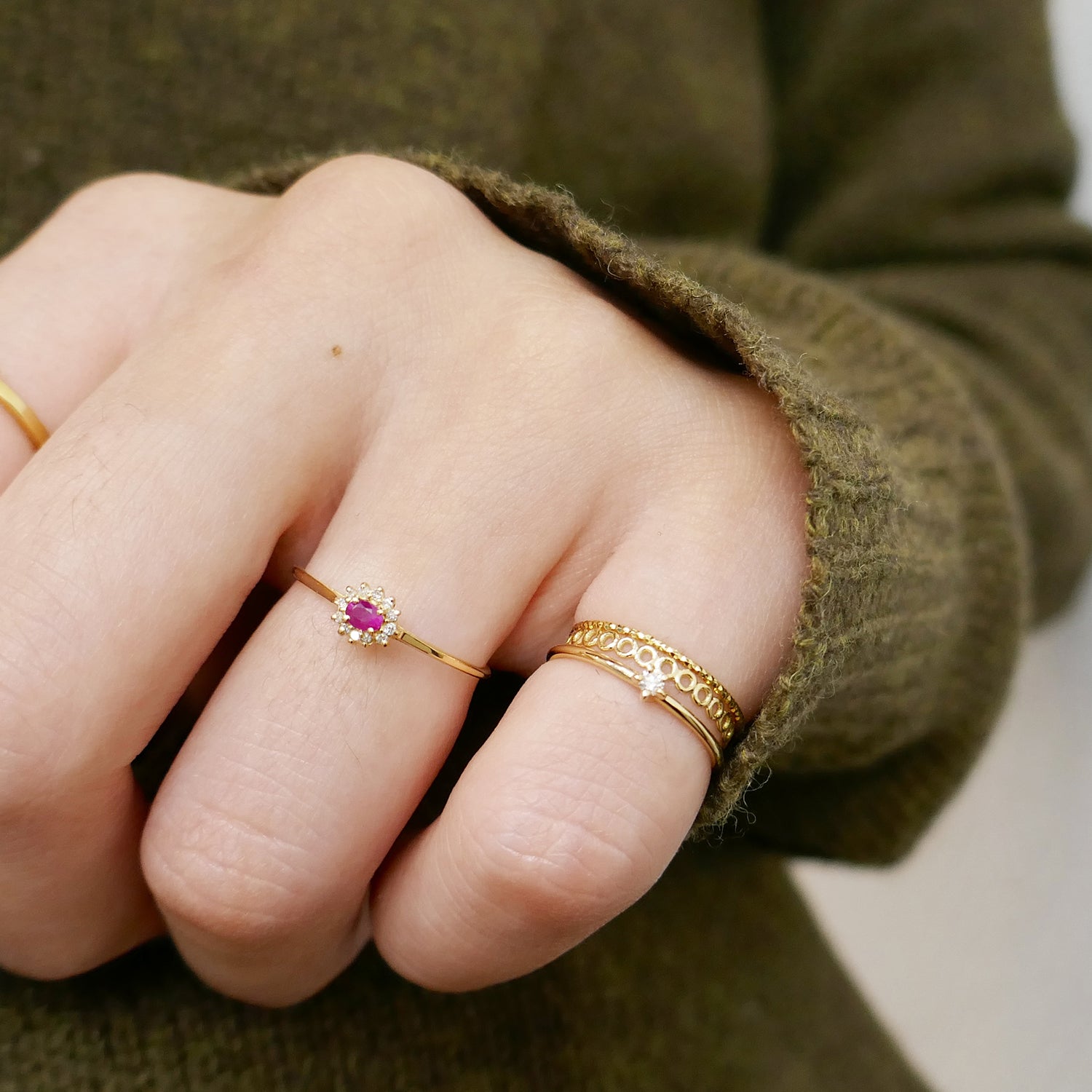 ゴールド,K18,レディース,ring,リング,gold,women,gift,present,ギフト,プレゼント,天然石,naturalstones,ruby,ルビー,diamond,ダイヤモンド