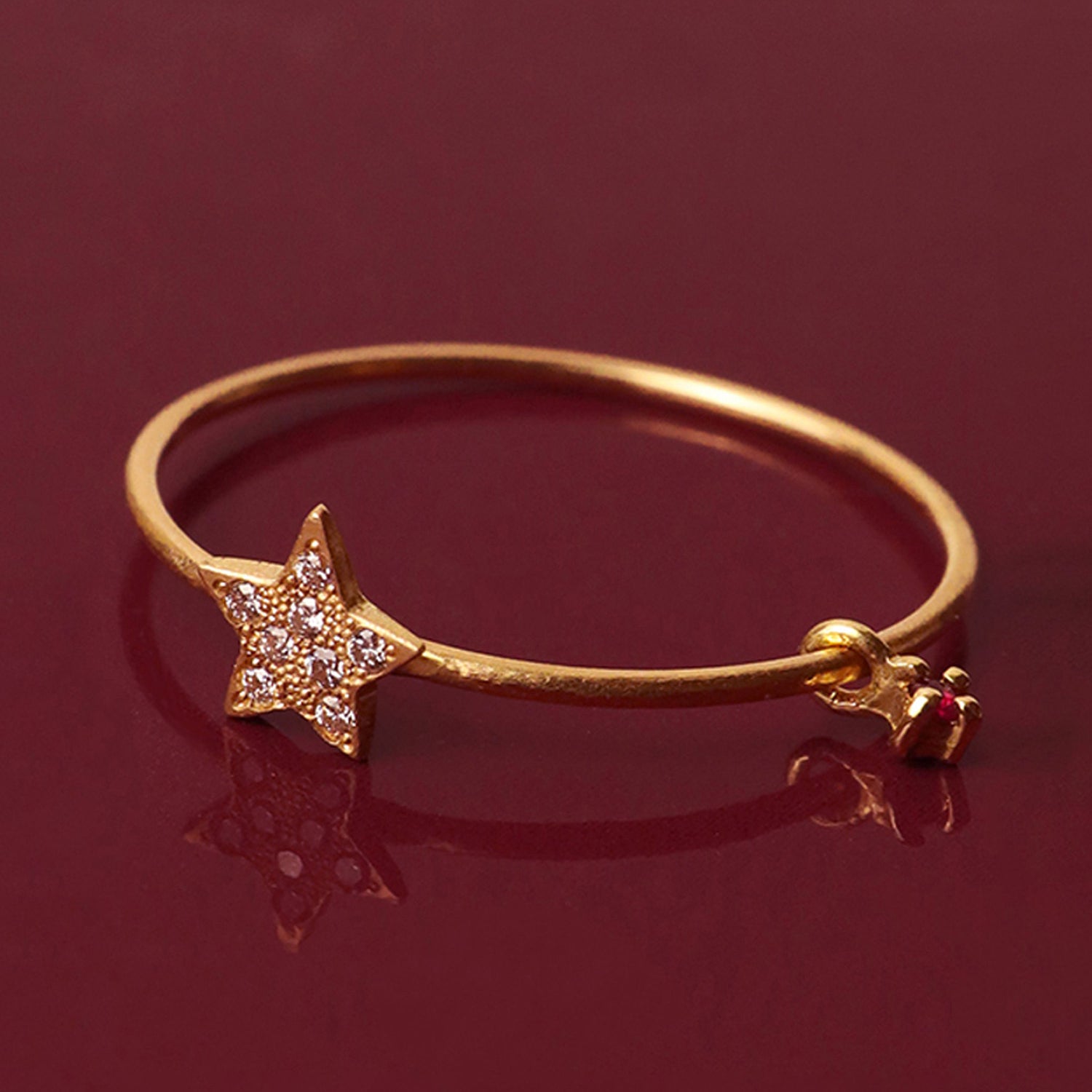 ゴールド,K18,レディース,ring,リング,gold,women,gift,present,ギフト,プレゼント,星,ほし,star,モチーフ,motif,ruby,ルビー,diamond,ダイヤモンド
