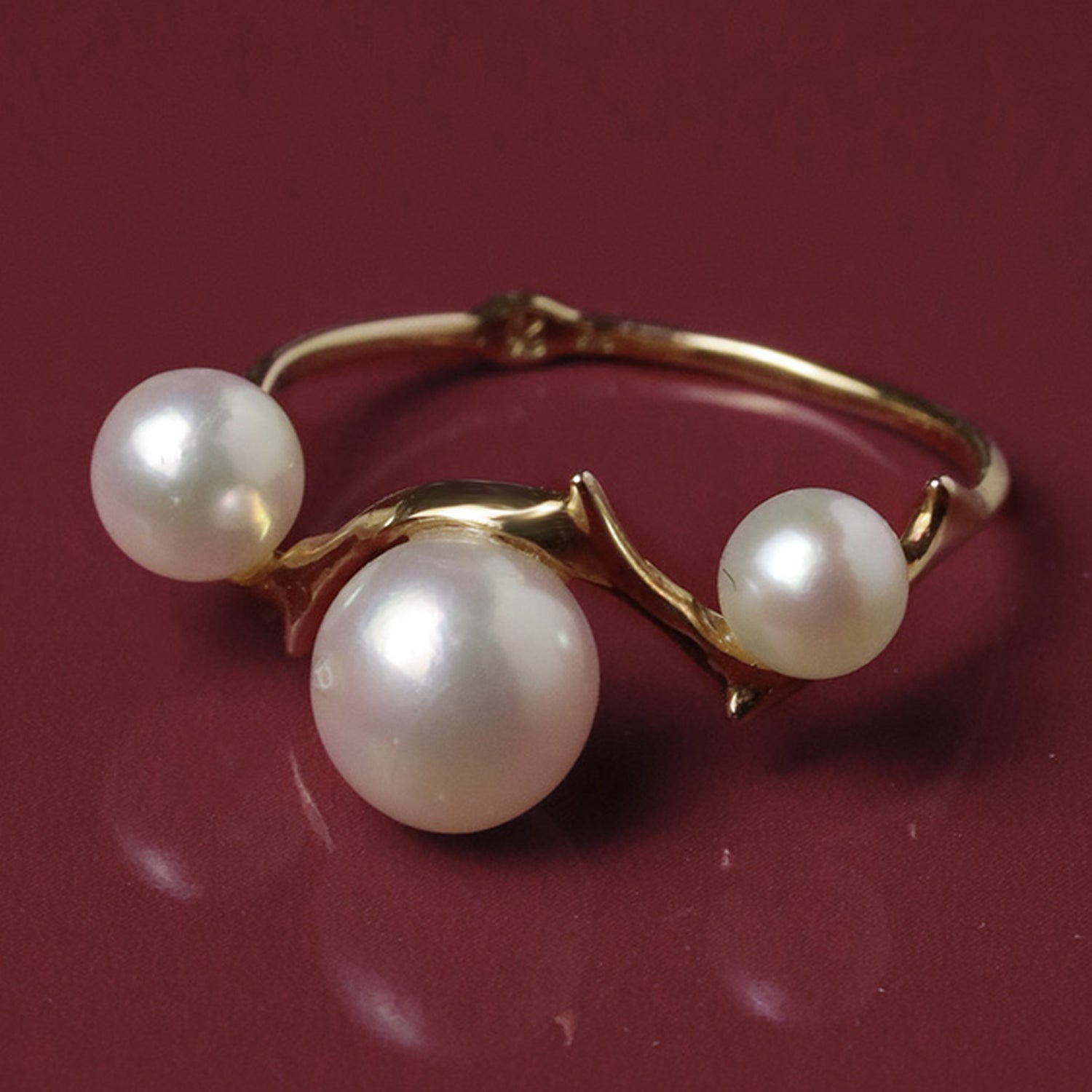 ゴールド,K18,レディース,ring,リング,gold,women,gift,present,ギフト,プレゼント,pearl,パール,天然石,naturalstones,ruby,ルビー,アコヤパール,omamori,お守り