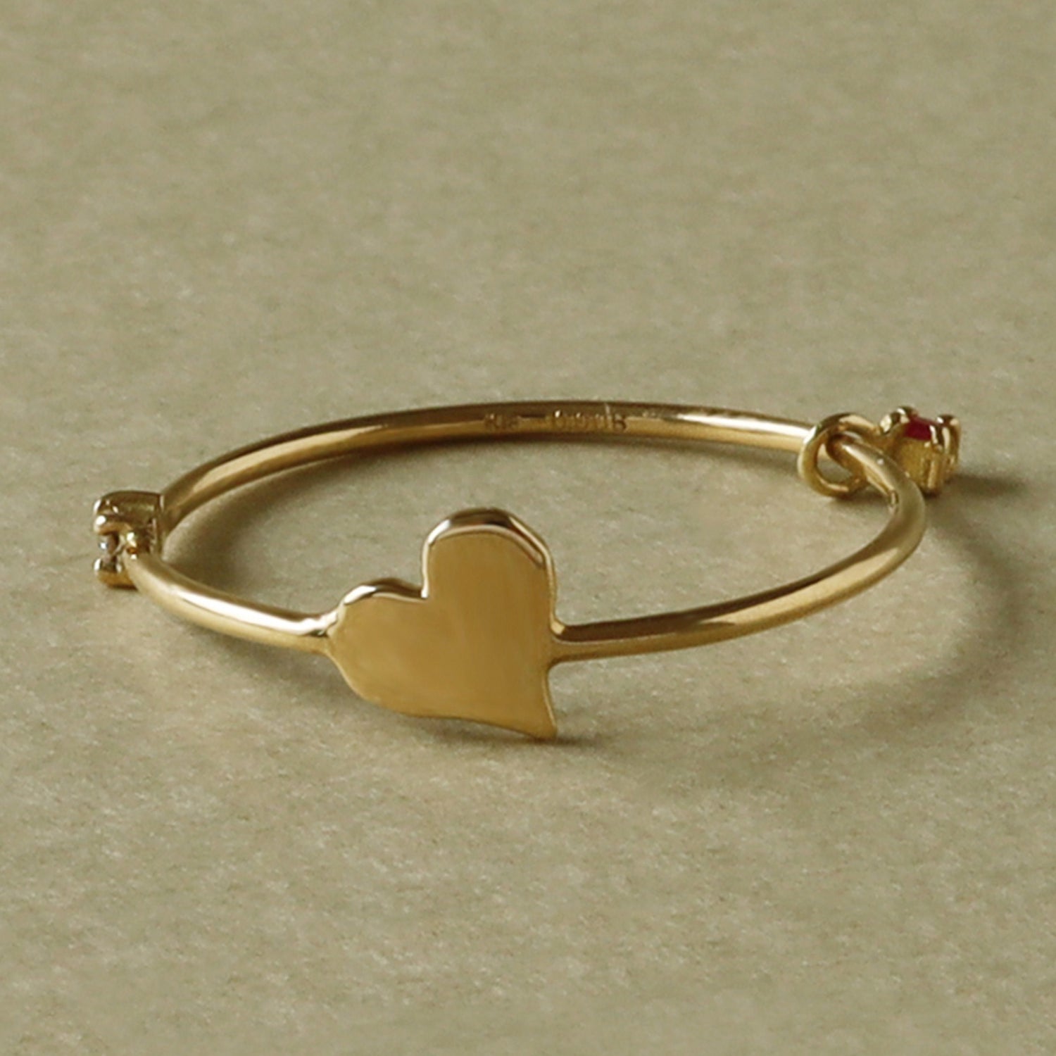 ゴールド,K18,レディース,ring,リング,gold,women,gift,present,ギフト,プレゼント,ハート,heart,モチーフ,motif,ruby,ルビー,omamori,お守り