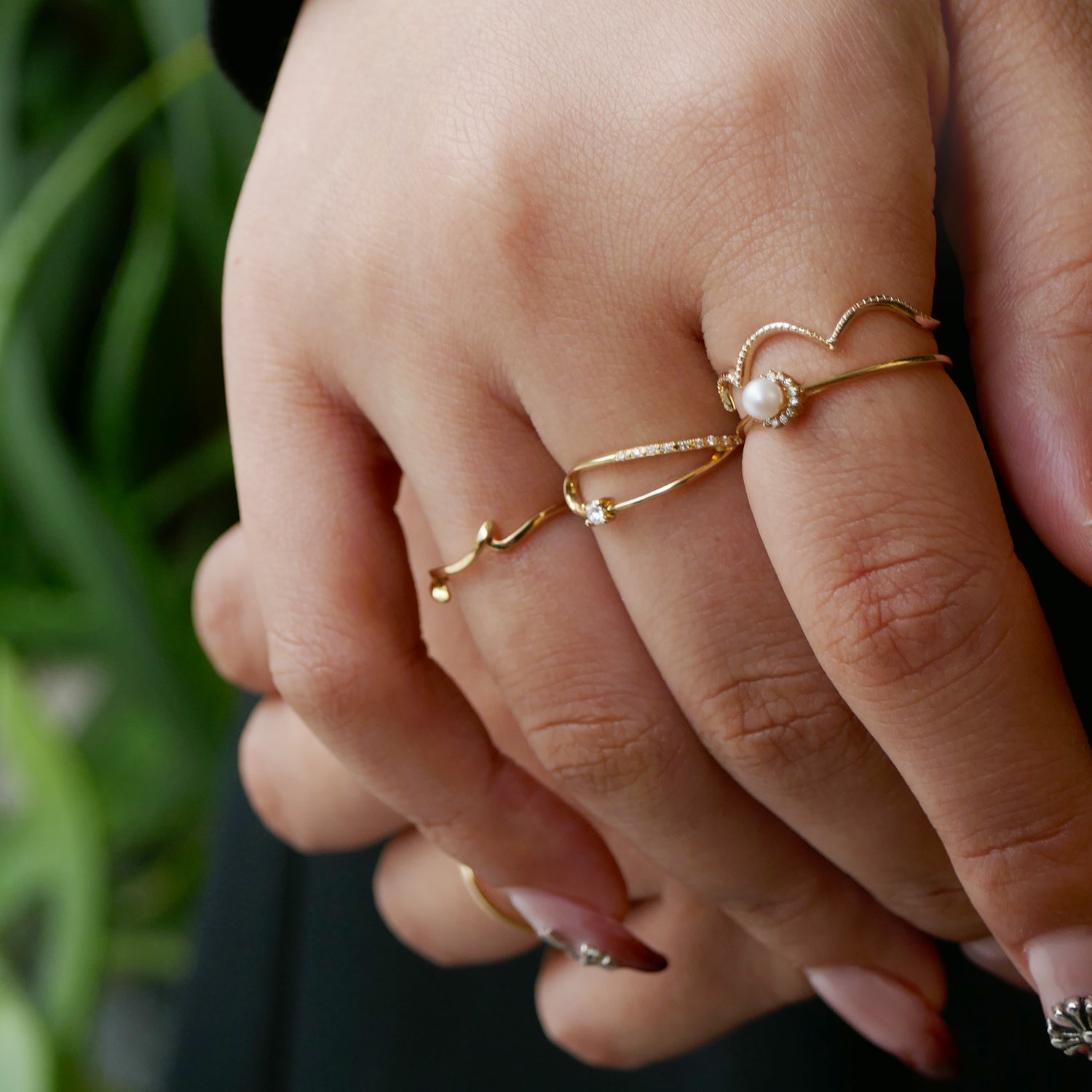 ゴールド,K18,レディース,ring,リング,gold,women,gift,present,ギフト,プレゼント,pearl,パール,天然石,naturalstones,ruby,ルビー,アコヤパール,omamori,お守り