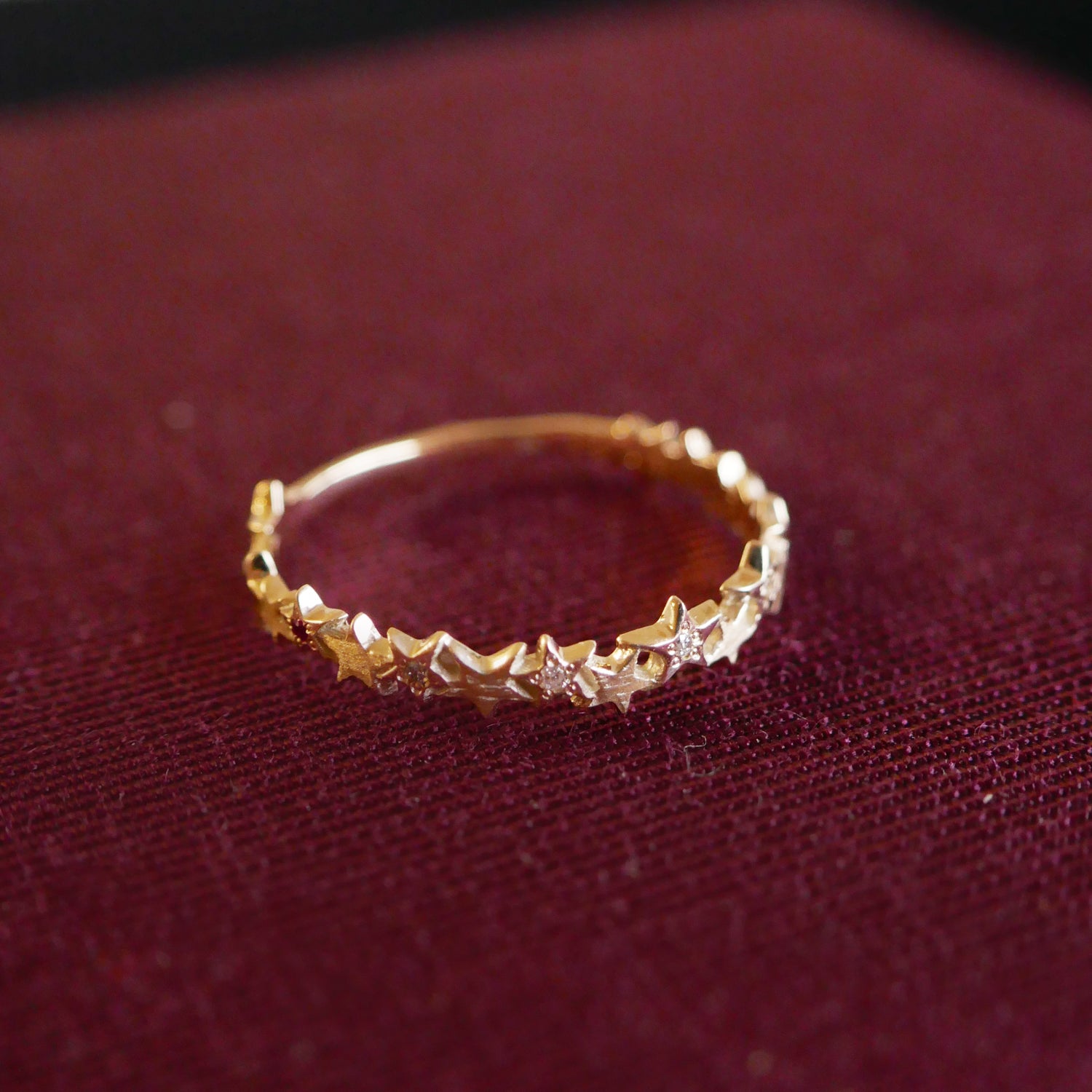 ゴールド,K9,レディース,ring,リング,gold,women,gift,present,ギフト,プレゼント,モチーフ,motif,ruby,ルビー,omamori,お守り,星,star,diamonds,ダイヤモンド