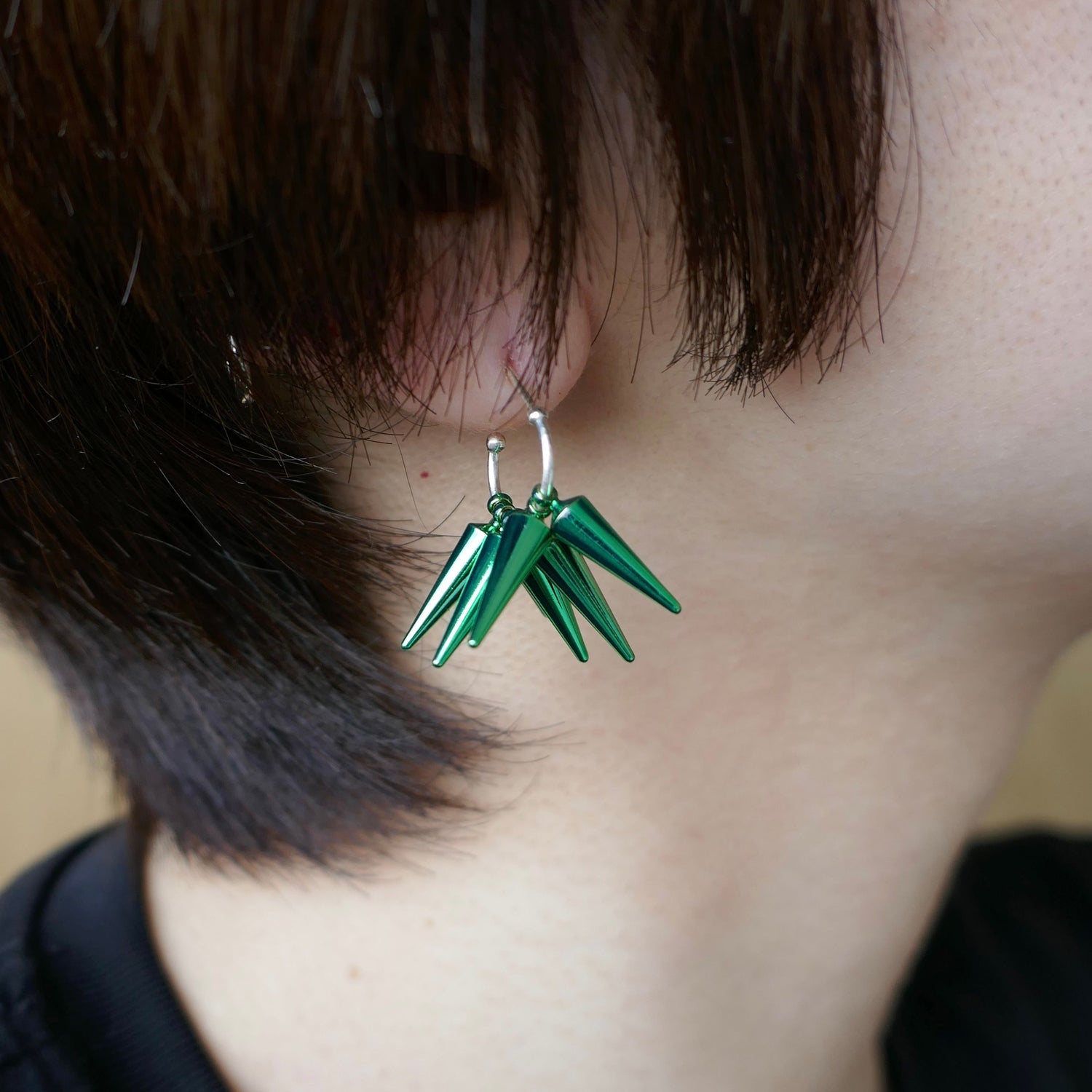 スタッズ,studs,green,グリーン,ピアス,pierced earrings,ジュエリー,jewelry,