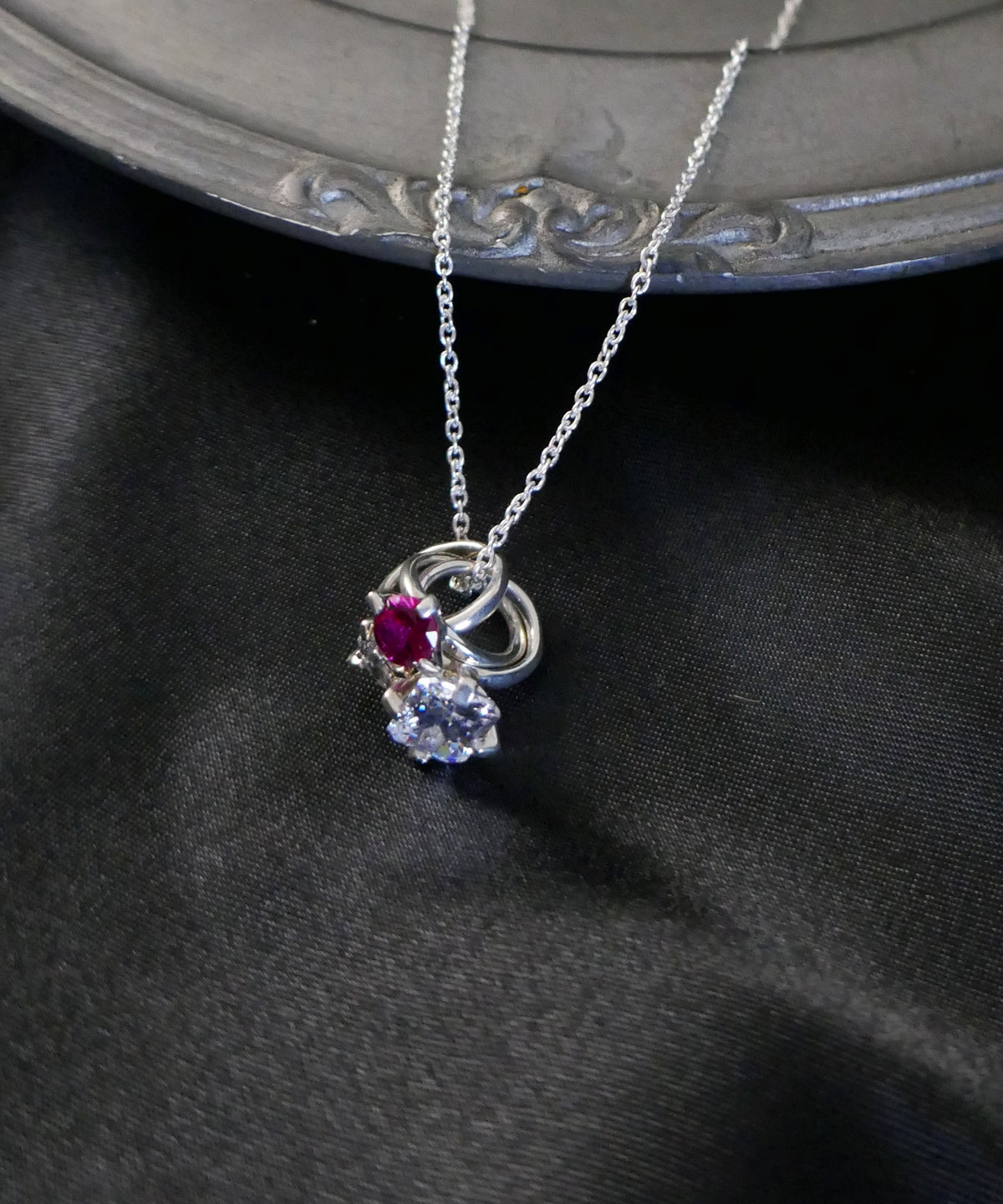 シルバー,ジュエリー,アクセサリー,ユニーク,ギフト,ジェンダーレス,モード,silver,ネックレス,necklace,jewelry,gift,unisex,mode,metal,モチーフ,accessory,motif,キュービックジルコニア,cubiczirconia,