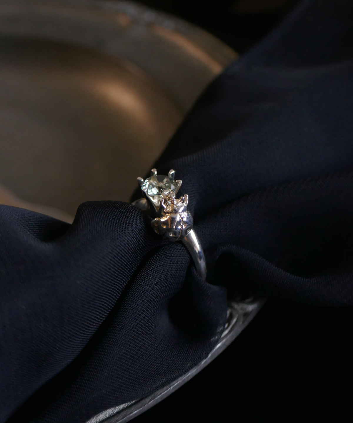 シルバー,リング,指輪,ジュエリー,アクセサリー,てんとう虫,,ユニーク,ギフト,ジェンダーレス,モード,silver,ring,jewelry,ladybug,gift,unisex,mode,metal,モチーフ,accessory,motif,キュービックジルコニア,cubiczirconia,event,イベント,石替え