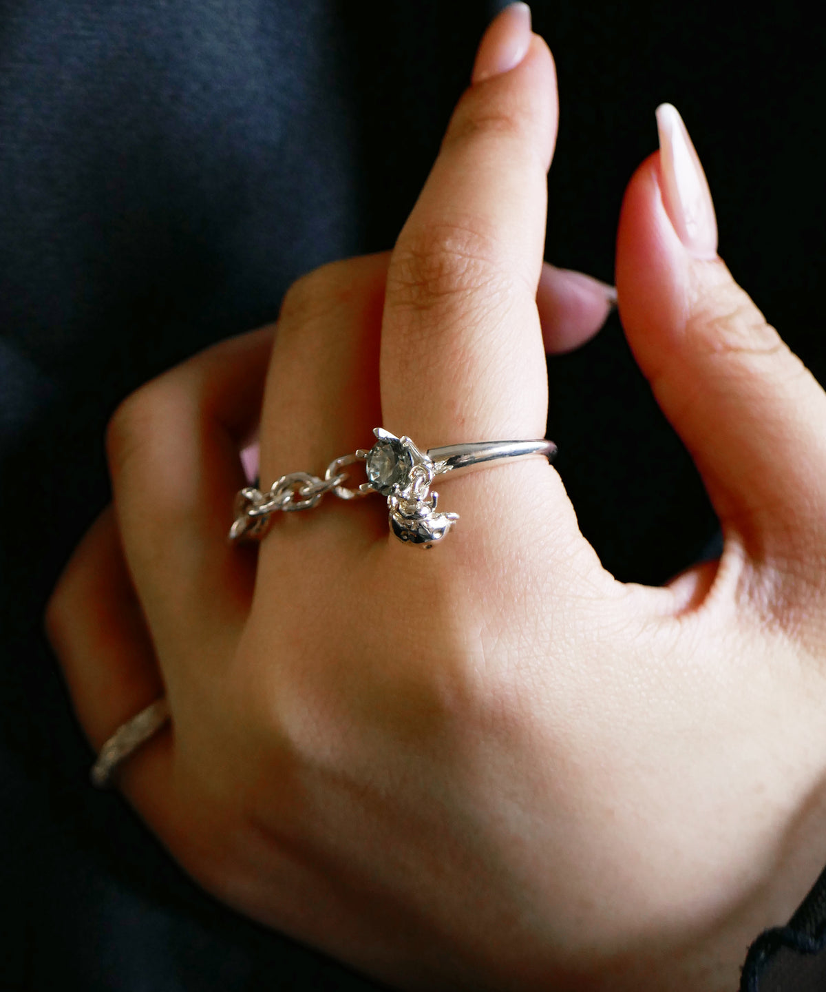 シルバー,リング,指輪,ジュエリー,アクセサリー,てんとう虫,,ユニーク,ギフト,ジェンダーレス,モード,silver,ring,jewelry,ladybug,gift,unisex,mode,metal,モチーフ,accessory,motif,キュービックジルコニア,cubiczirconia,event,イベント,石替え