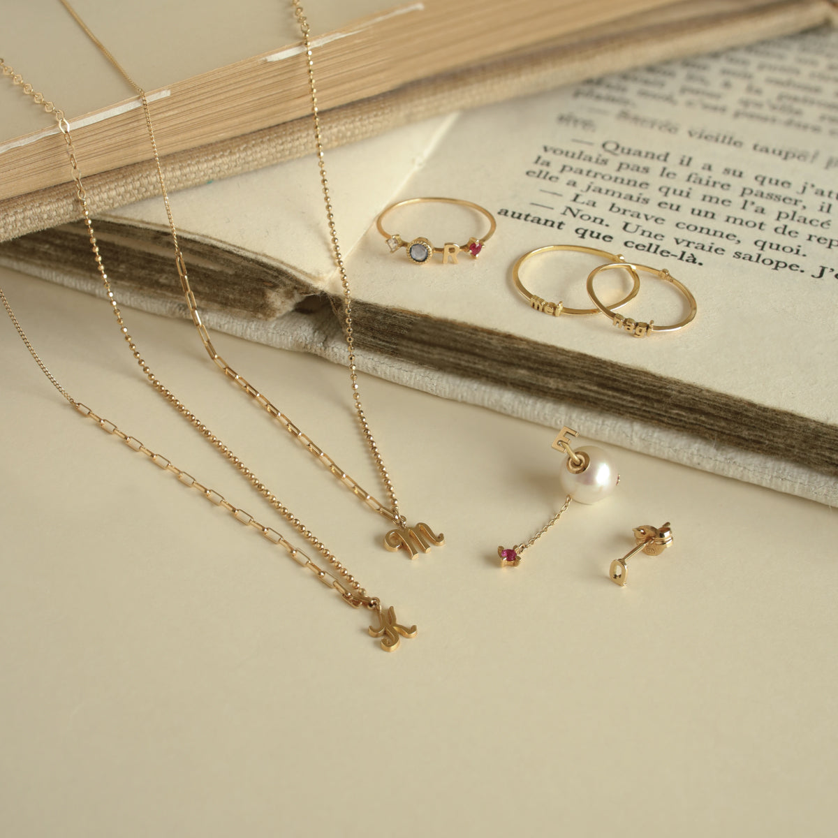 Alphabet jewelry