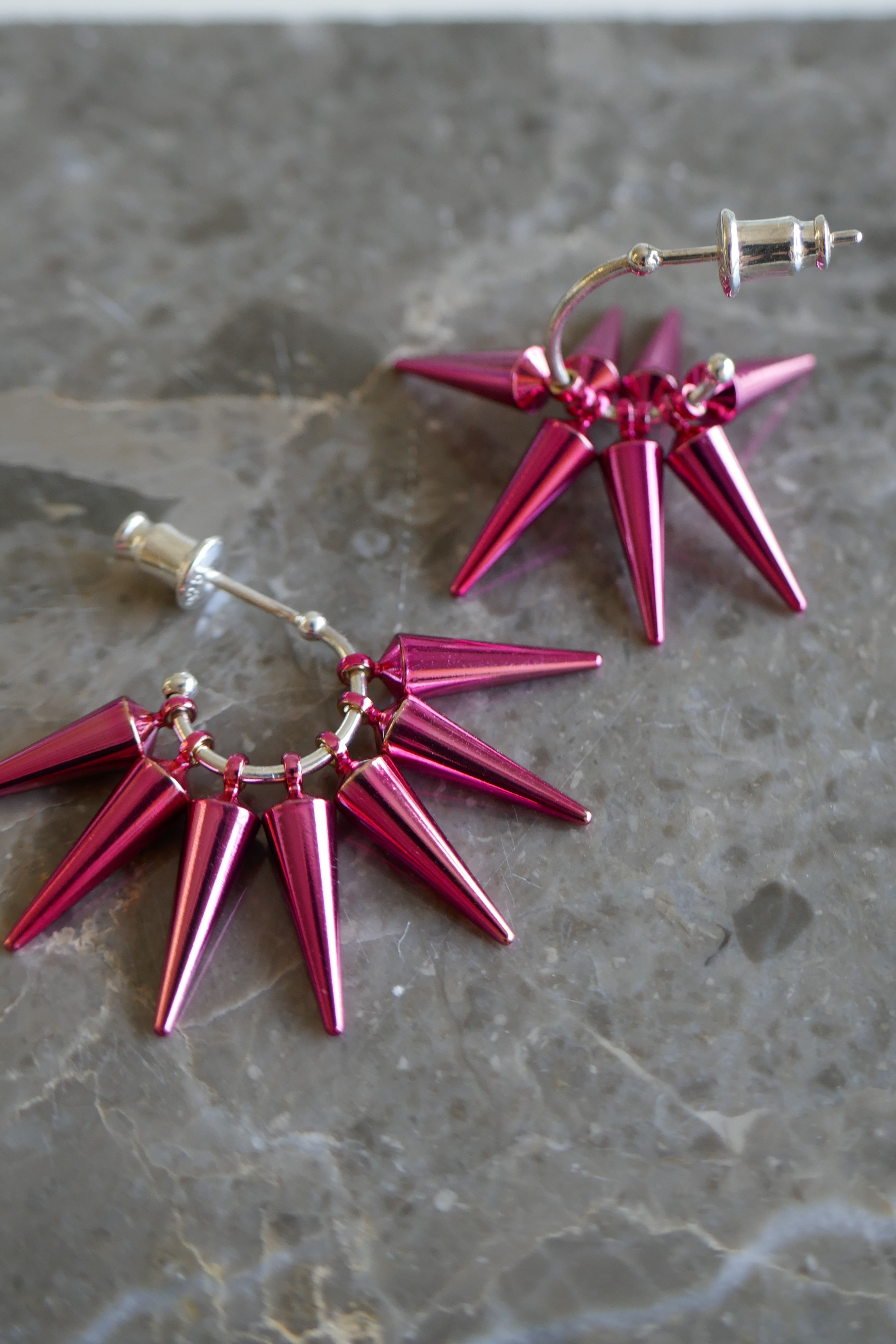 スタッズ,studs,ピンク,pink,ピアス,pierced earrings,ジュエリー,jewelry,