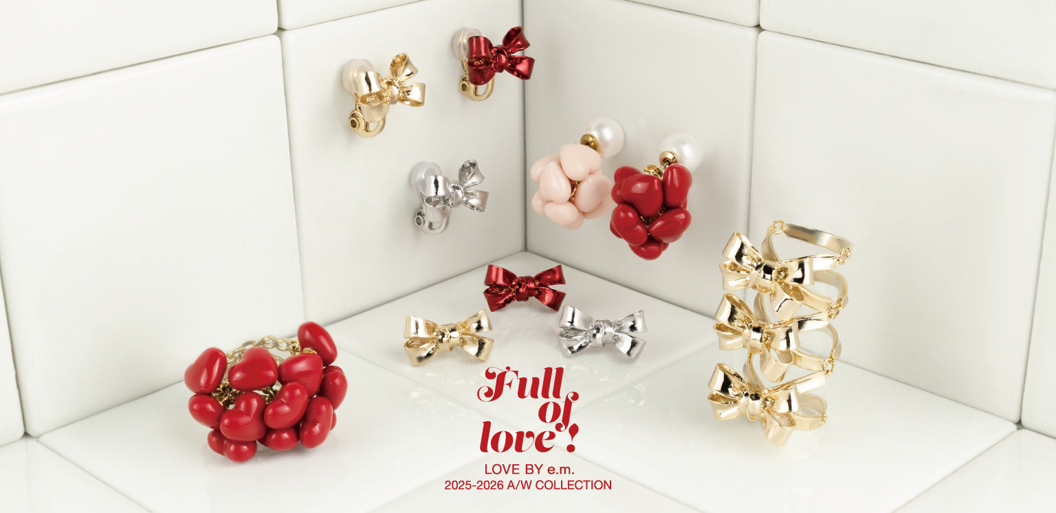 e.m. little emblem Loveピアス e.m. group Official Site |e.m.| LOVE BY e.m. | little emblem
