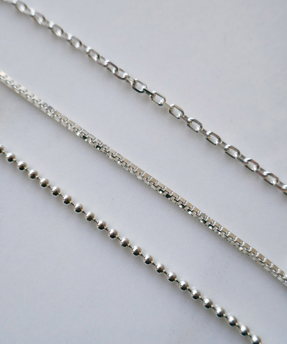 e.m.（イーエム）の「SILVER925ミックスチェーンロングネックレス/レディース/メンズ（ネックレス）」 - WEAR