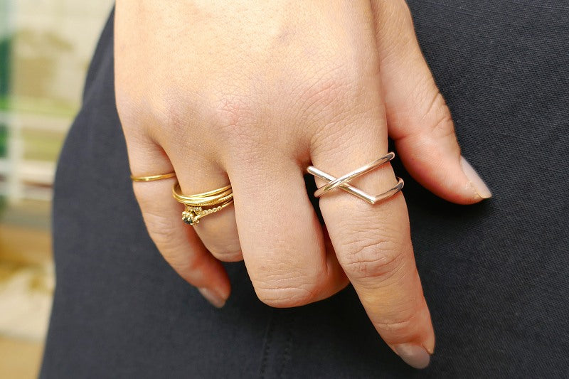 e.m. リング e.m. - 【即日発送可】ギザギザリング(11号) | GENTiL|ジャン