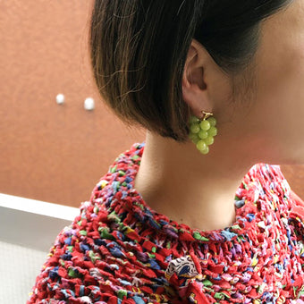ピアス,ジュエリー,アクセサリー,ジェンダーレス,メンズ,レディース,ユニセックス,ポリエステルレジン,真鍮,フルーツ,フルーツモチーフ,モチーフ,ギフト,ラッピング,ユニーク,ギフト ,モード,ぶどうピアス,ぶどう,果物
earrings,piercedearrings,jewelry,gift,unisex,mode,metal,accessory,fruits,fruits motif