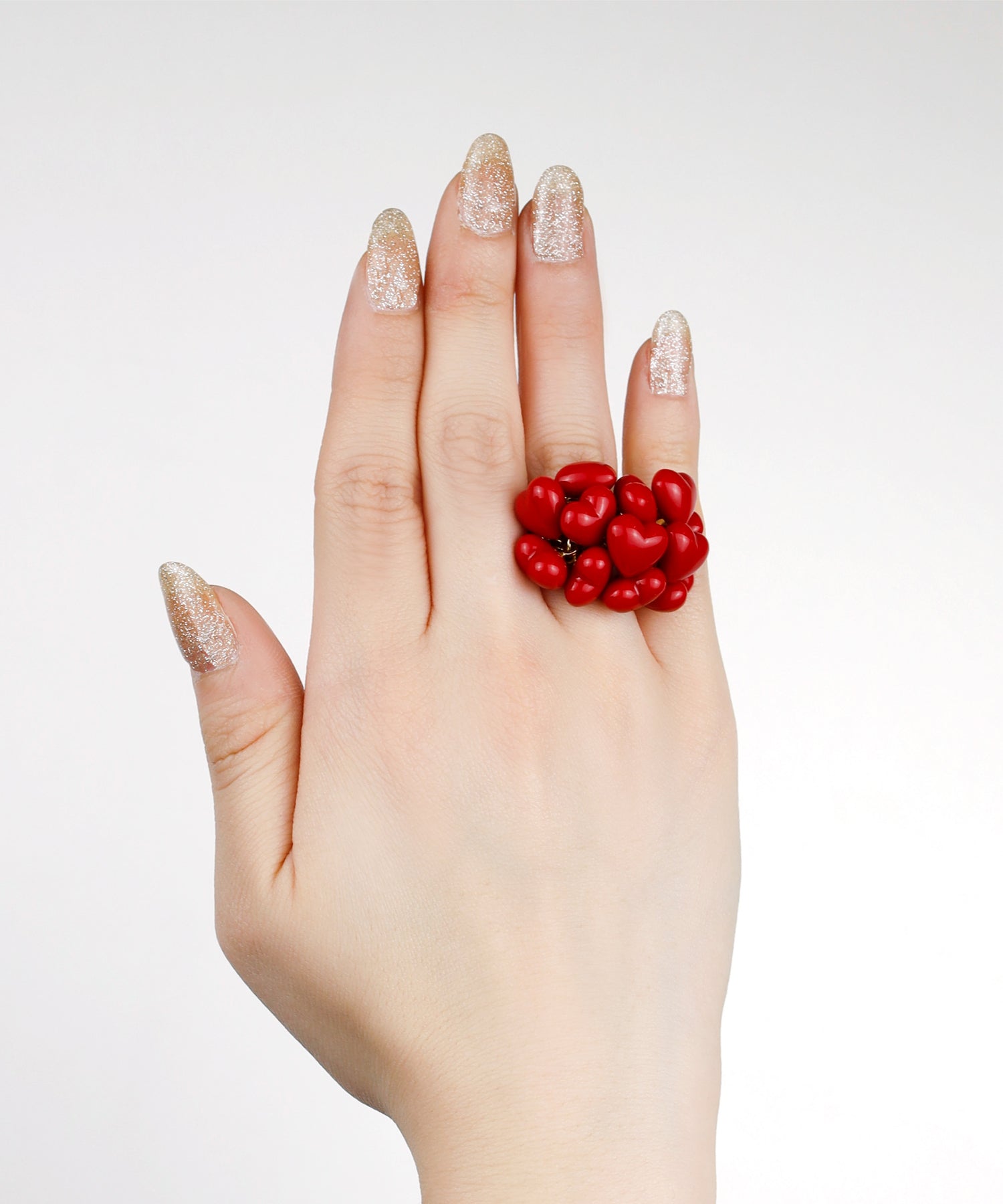 K14 ALISON LOU アリソンルー　リング　赤 K14 ALISON LOU アリソンルーリング赤