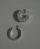 シルバー、フープ、ピアス、フープピアス、silver925，キュービックジルコニア、pierced earrings、ギフト、プレゼント、スタッズ、studs、いぶし