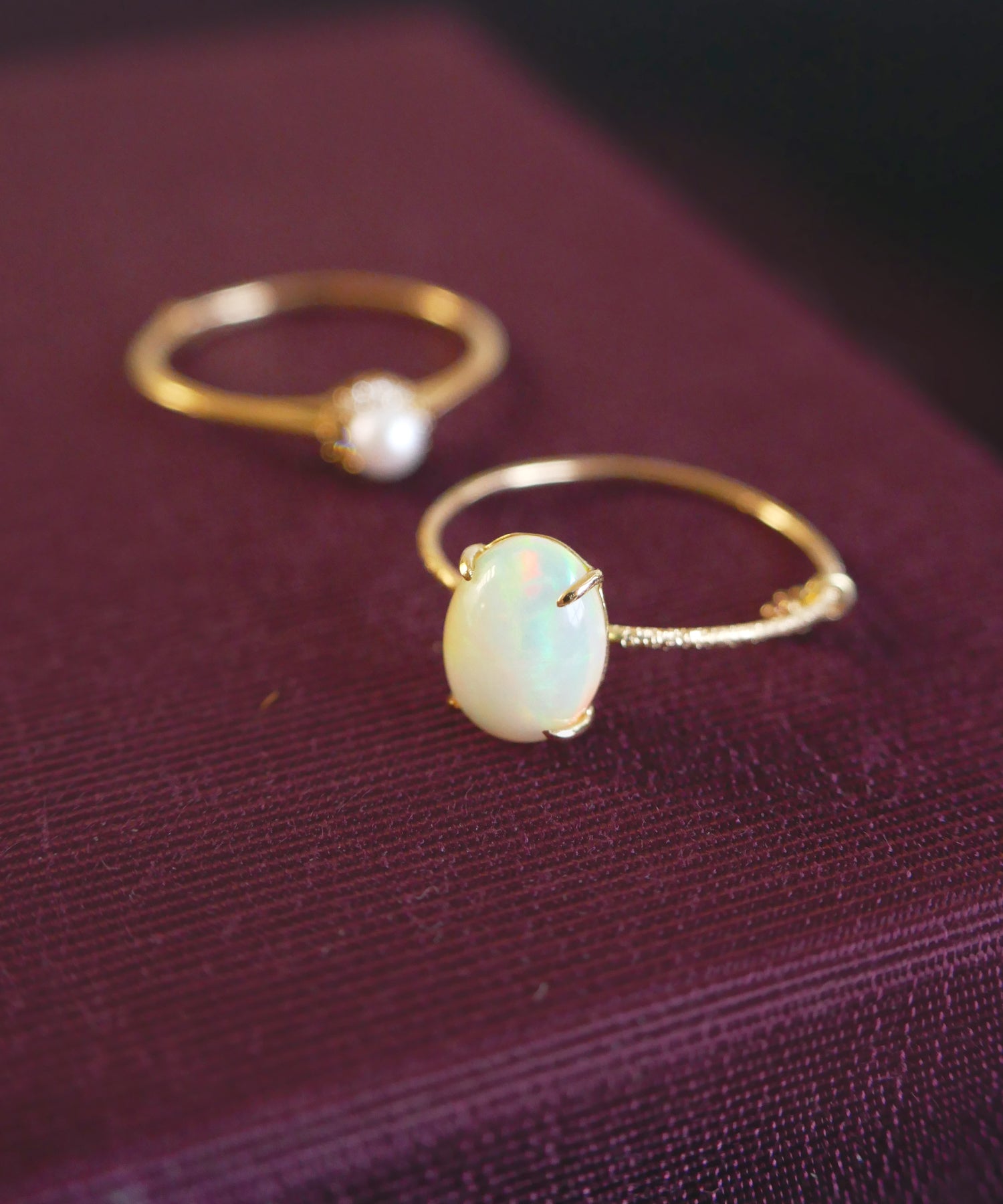 ゴールド,K18,レディース,ring,リング,gold,women,gift,present,ギフト,プレゼント,スターダスト,stardust,ruby,ルビー,オパール,opal,誕生石,birthdaystone,naturalstone,天然石
