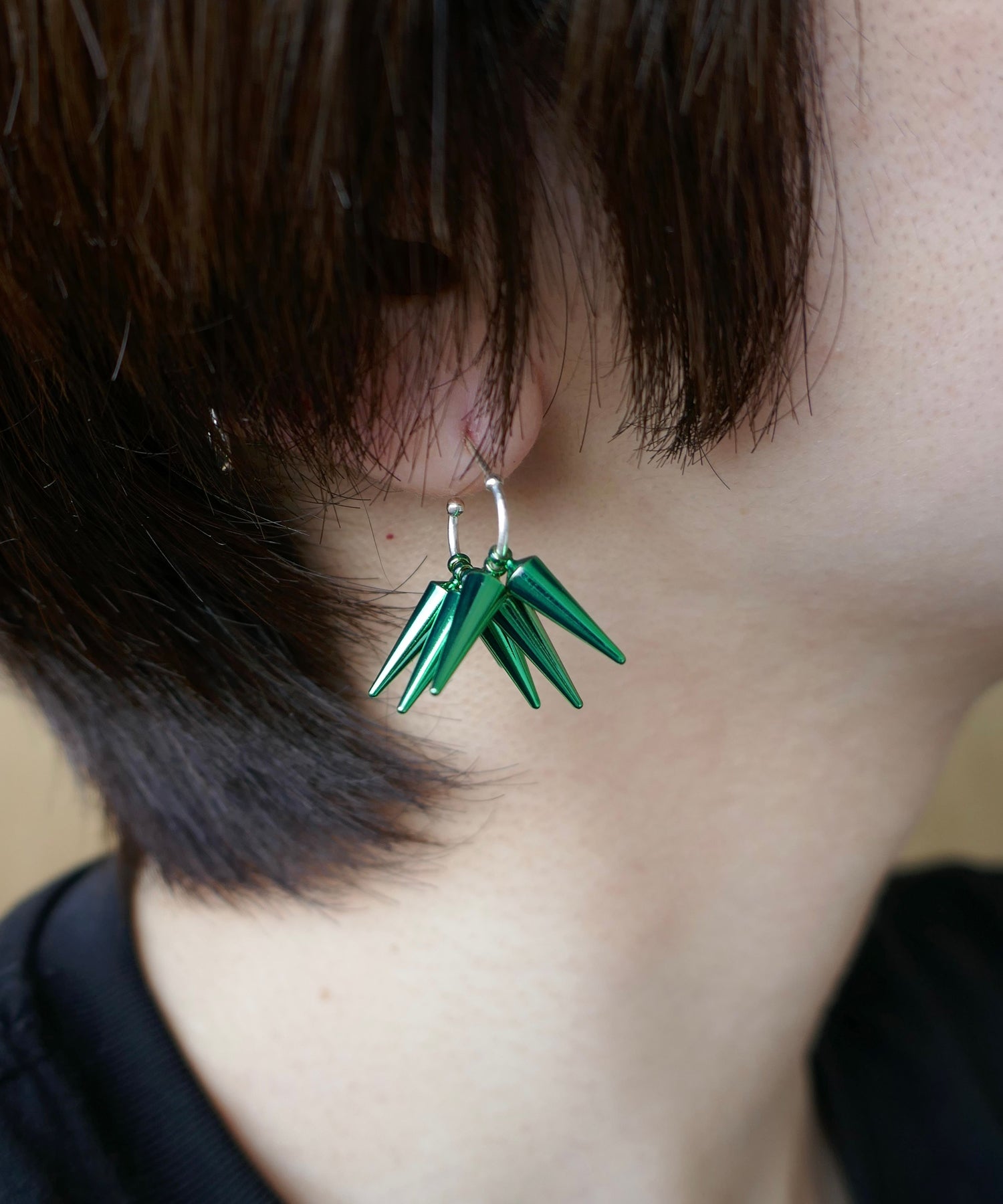 スタッズ,studs,green,グリーン,ピアス,pierced earrings,ジュエリー,jewelry,