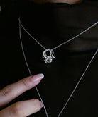 シルバー,ジュエリー,アクセサリー,ユニーク,ギフト,ジェンダーレス,モード,silver,ネックレス,necklace,jewelry,gift,unisex,mode,metal,モチーフ,accessory,motif,キュービックジルコニア,cubiczirconia,