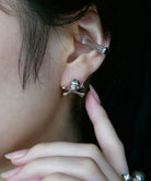 シルバー,ピアス,pierced earrings,ジュエリー,アクセサリー,スカル,ドクロ,ユニーク,ギフト,ジェンダーレス,モード,silver,jewelry,scull,gift,unisex,mode,metal,モチーフ,accessory,motif