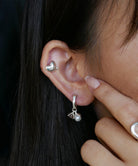 シルバー,pierced earrings,ピアス,ジュエリー,アクセサリー,heart,ハート,ユニーク,ギフト,ジェンダーレス,モード,silver,jewelry,rose,gift,unisex,mode,metal,モチーフ,accessory,motif,event,イベント,矢