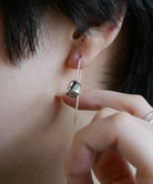 シルバー,pierced earrings,ピアス,ジュエリー,アクセサリー,薔薇,ばら,バラ,ユニーク,ギフト,ジェンダーレス,モード,silver,jewelry,rose,gift,unisex,mode,metal,モチーフ,accessory,motif,event,イベント
