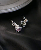 シルバー,ピアス,pierced earrings,ジュエリー,アクセサリー,鷹,たか,タカ,イーグル,ユニーク,ギフト,ジェンダーレス,モード,silver,jewelry,eagle,gift,unisex,mode,metal,モチーフ,accessory,motif,キュービックジルコニア,cubiczirconia,event,イベント,石替え