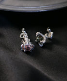 シルバー,ピアス,pierced earrings,ジュエリー,アクセサリー,くも,クモ,蜘蛛,ユニーク,ギフト,ジェンダーレス,モード,silver,jewelry,spider,gift,unisex,mode,metal,モチーフ,accessory,motif,キュービックジルコニア,cubiczirconia,event,イベント,石替え