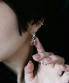 シルバー,ピアス,pierced earrings,ジュエリー,アクセサリー,くも,クモ,蜘蛛,ユニーク,ギフト,ジェンダーレス,モード,silver,jewelry,spider,gift,unisex,mode,metal,モチーフ,accessory,motif,キュービックジルコニア,cubiczirconia,event,イベント,石替え