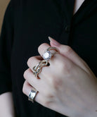 シルバー,リング,ring,ジュエリー,アクセサリー,heart,ユニーク,ギフト,ジェンダーレス,モード,silver,jewelry,指輪,gift,unisex,mode,metal,モチーフ,accessory,motif,cubiczirconia,キュービックジルコニア