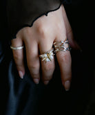 シルバー,リング,指輪,ジュエリー,アクセサリー,スタッズ,ユニーク,ギフト,ジェンダーレス,モード,silver,ring,jewelry,spider,gift,unisex,mode,metal,モチーフ,accessory,motif,pearl,パール