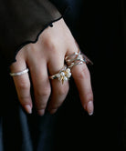 シルバー,リング,指輪,ジュエリー,アクセサリー,スタッズ,ユニーク,ギフト,ジェンダーレス,モード,silver,ring,jewelry,spider,gift,unisex,mode,metal,モチーフ,accessory,motif,pearl,パール