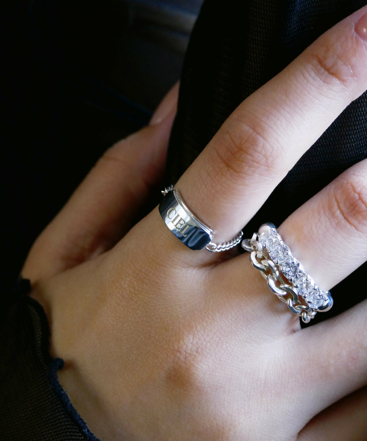 シルバー,リング,ring,ジュエリー,アクセサリー,刻印,ユニーク,ギフト,ジェンダーレス,モード,silver,jewelry,指輪,gift,unisex,mode,metal,モチーフ,accessory,motif,チェーン,chain