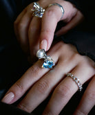 シルバー,リング,指輪,ジュエリー,アクセサリー,ユニーク,ギフト,ジェンダーレス,モード,silver,ring,jewelry,gift,unisex,mode,metal,キュービックジルコニア,cubiczirconia,accessory,motif,pearl,パール