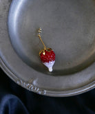 ピアス,pierced earrings,ジュエリー,アクセサリー,いちご,ユニーク,ギフト,ジェンダーレス,モード,silver,jewelry,イチゴ,gift,unisex,mode,metal,モチーフ,accessory,motif,苺,strawberry,ストロベリー,練乳