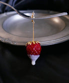 ピアス,pierced earrings,ジュエリー,アクセサリー,いちご,ユニーク,ギフト,ジェンダーレス,モード,silver,jewelry,イチゴ,gift,unisex,mode,metal,モチーフ,accessory,motif,苺,strawberry,ストロベリー,練乳