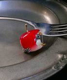ピアス,pierced earrings,ジュエリー,アクセサリー,リンゴ,ユニーク,ギフト,ジェンダーレス,モード,silver,jewelry,りんご,gift,unisex,mode,metal,モチーフ,accessory,motif,林檎,アップル,apple,あり,アリ,ant