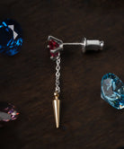 シルバー,ピアス,pierced earrings,ジュエリー,アクセサリー,ユニーク,ギフト,ジェンダーレス,モード,silver,ring,jewelry,gift,unisex,mode,metal,モチーフ,accessory,motif,キュービックジルコニア,cubiczirconia,スタッズ,studs