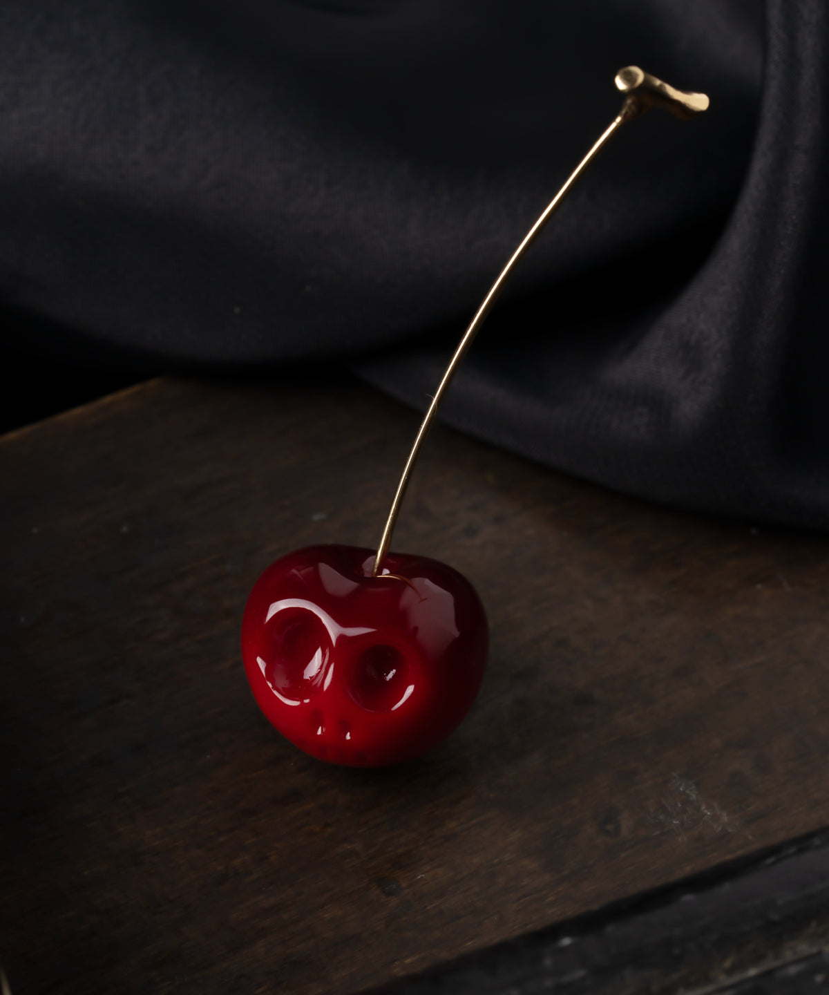 ピアス,pierced earrings,ジュエリー,アクセサリー,さくらんぼ,ユニーク,ギフト,ジェンダーレス,モード,silver,ring,jewelry,サクランボ,gift,unisex,mode,metal,モチーフ,accessory,motif,cherry,scull,スカル,ドクロ