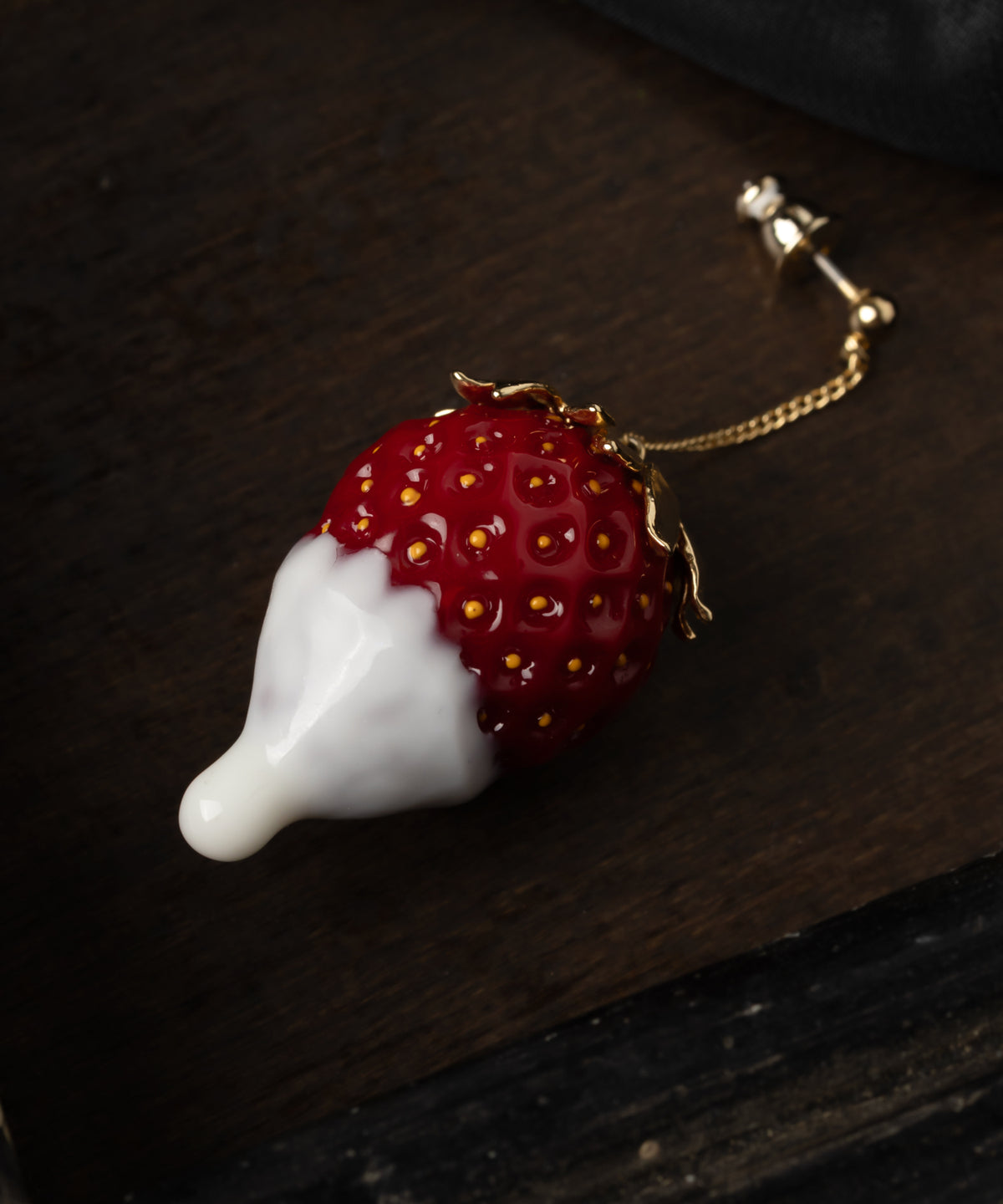 ピアス,pierced earrings,ジュエリー,アクセサリー,いちご,ユニーク,ギフト,ジェンダーレス,モード,silver,jewelry,イチゴ,gift,unisex,mode,metal,モチーフ,accessory,motif,苺,strawberry,ストロベリー,練乳