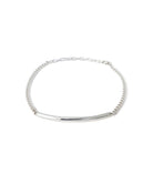 シルバー,ブレスレット,ジュエリー,アクセサリー,プレート,シルバー925,メタル,ミニマルジュエリー,silver,jewelry,accessory,bracelet,silver925,メンズジュエリー,ジェンダーレス,ユニセックス,ギフト,プレゼント,シンプルデザイン,ベーシックデザイン,metal,mens,chain,チェーンブレスレット,2026,newcollection,新作,新作コレクション