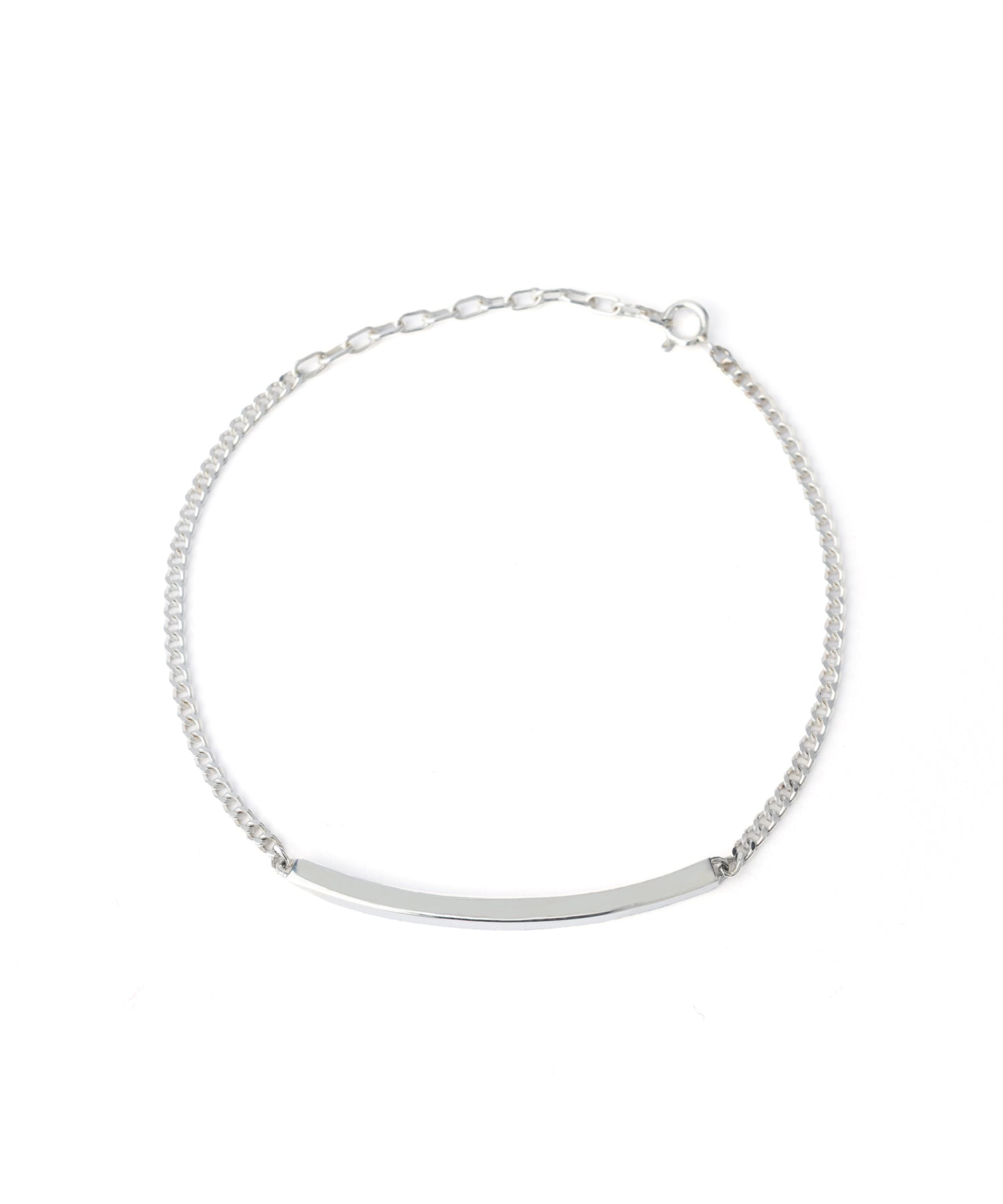 シルバー,ブレスレット,ジュエリー,アクセサリー,プレート,シルバー925,メタル,ミニマルジュエリー,silver,jewelry,accessory,bracelet,silver925,メンズジュエリー,ジェンダーレス,ユニセックス,ギフト,プレゼント,シンプルデザイン,ベーシックデザイン,metal,mens,chain,チェーンブレスレット,2026,newcollection,新作,新作コレクション