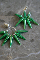 スタッズ,studs,green,グリーン,ピアス,pierced earrings,ジュエリー,jewelry,
