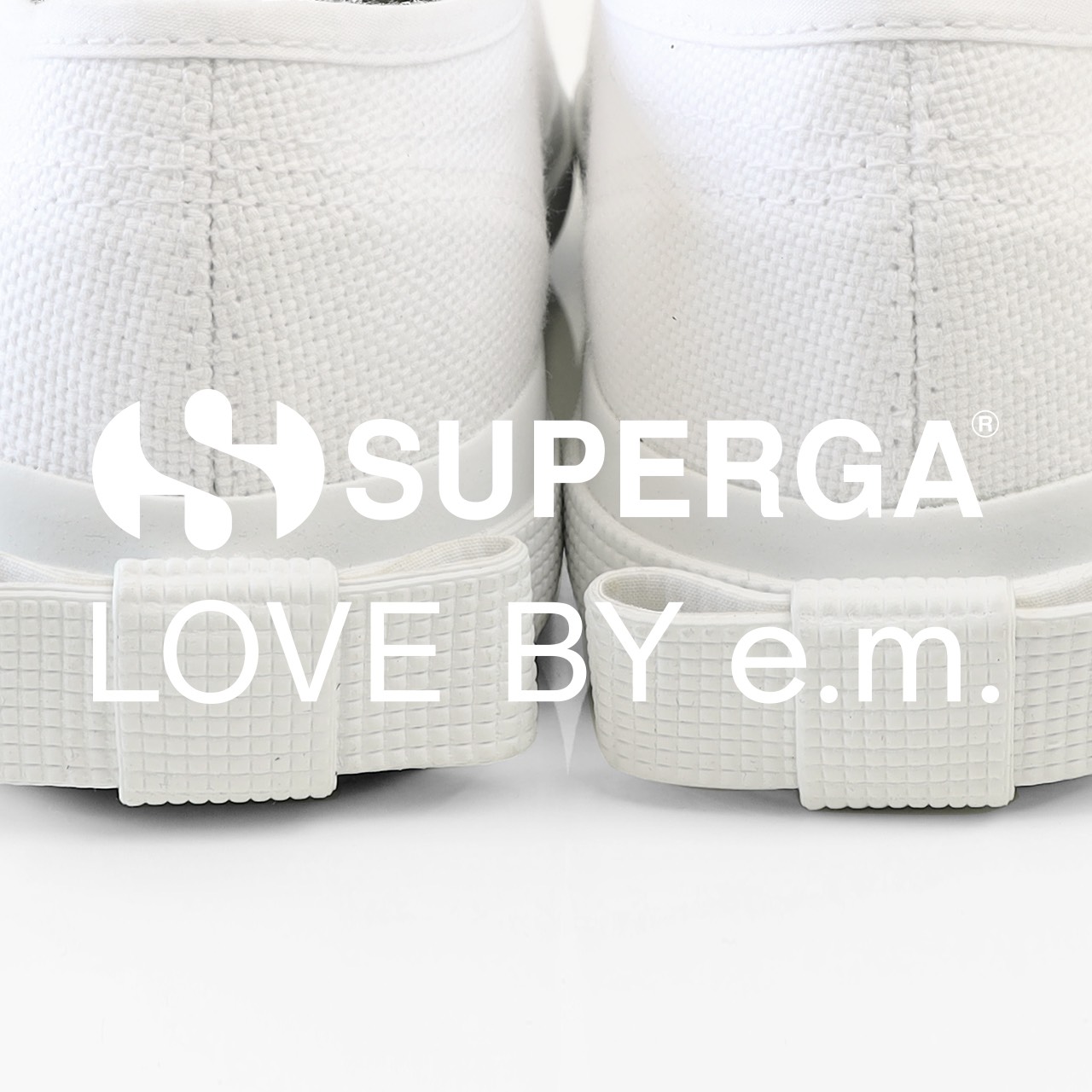 SUPERGA_LOVE BY e.m._別注スニーカー